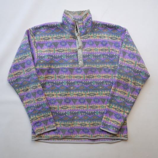 Vintage Black Feather Fleece - Size M