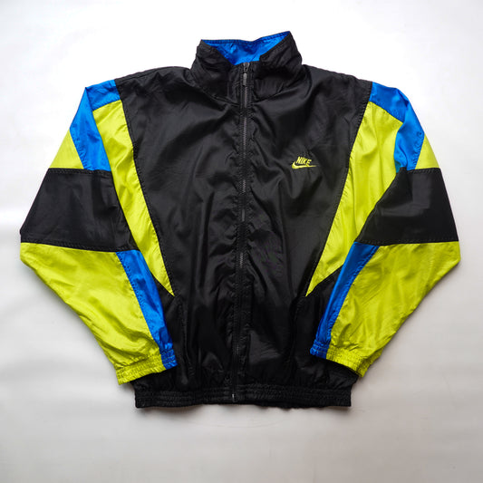 Vintage Nike Windbreaker BLUE/YELLOW - Size M