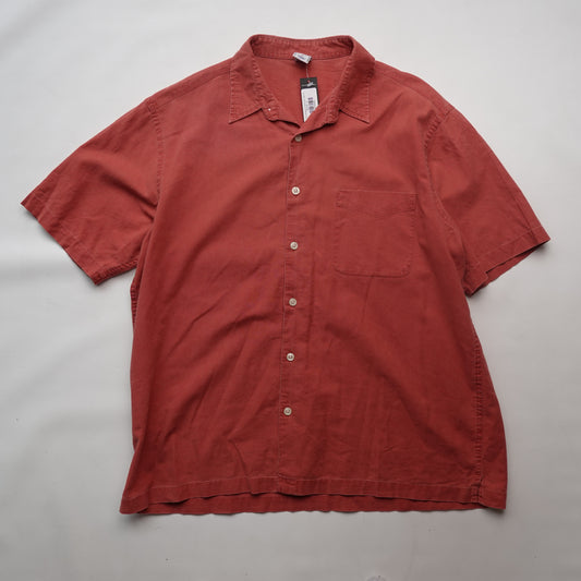 Y2K Old Navy SS Button Up - Size XL