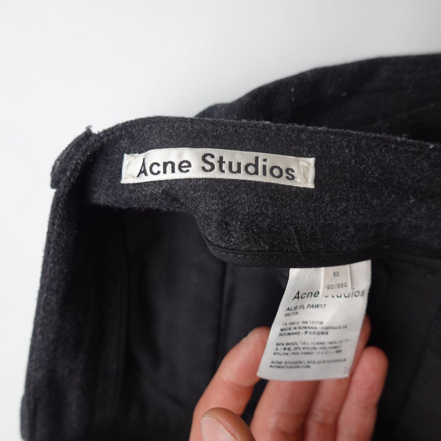Acne Studios Wool Trouser - Size 35