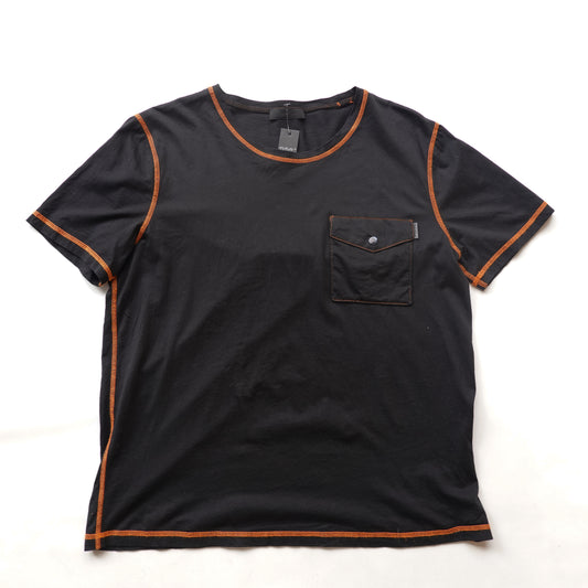 Prada Contrast Stitch Pocket Tee - Size L