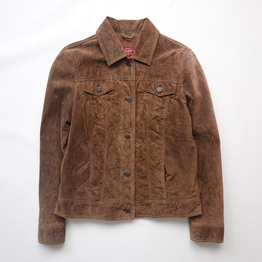 Eddie Bauer Suede Leather Jacket - Womens L