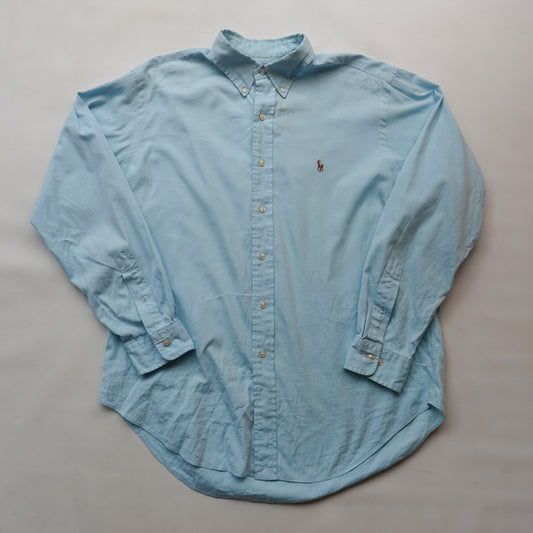 Vintage Polo RL Light Blue Button Up - Size XL