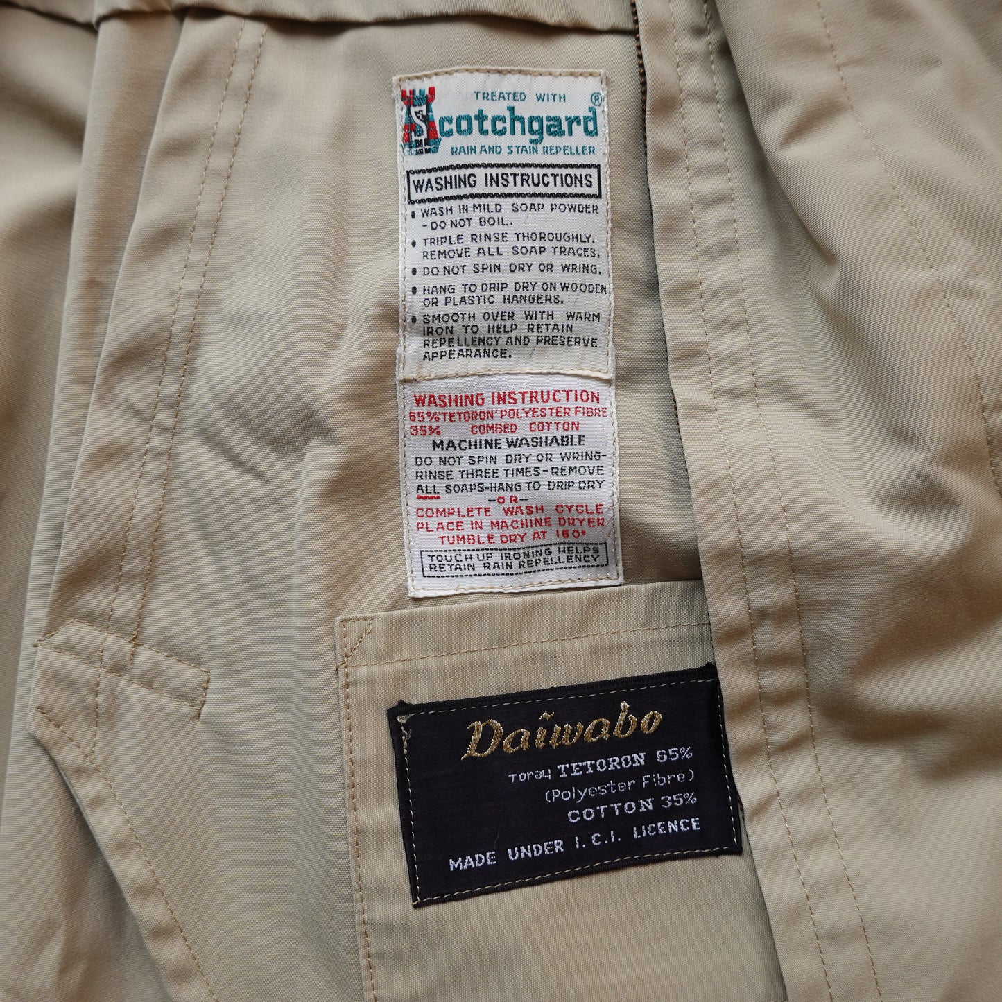 Vintage Woodsonia Trench Coat - Size XXL