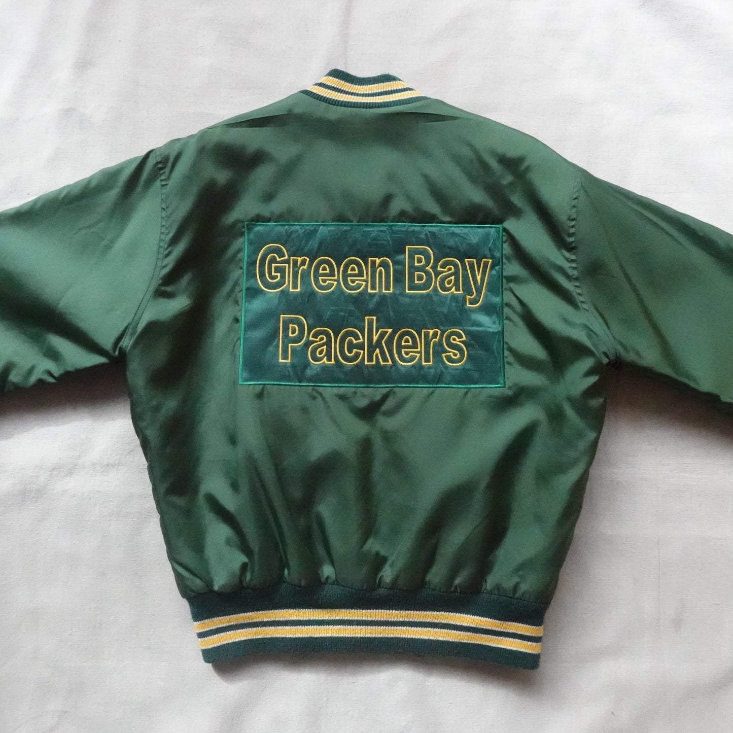 Vintage GB Packers Satin Jacket - Size M