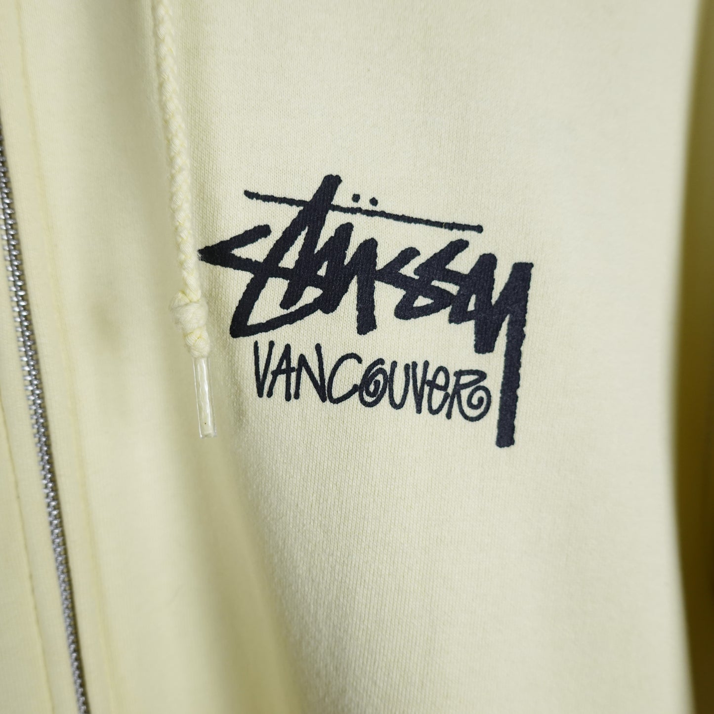 Stussy Vancouver Zip Up Hoodie - Size L