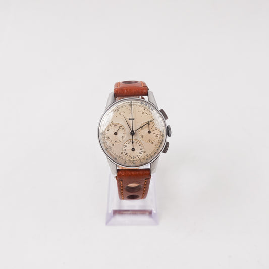 1940s Jaeger-Lecoultre Triple Dial Chronograph Watch
