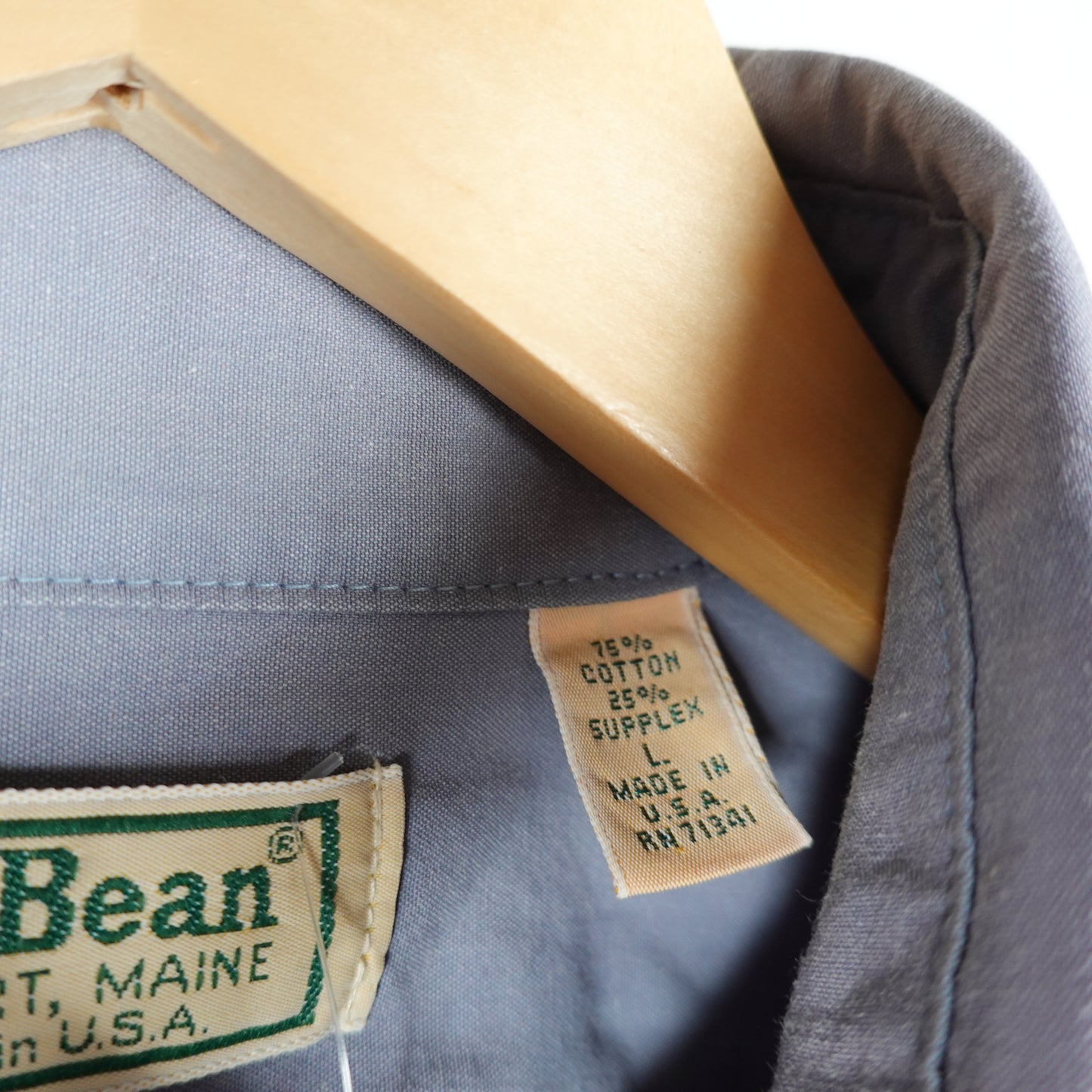 Vintage L.L Beam Button Up - Size L