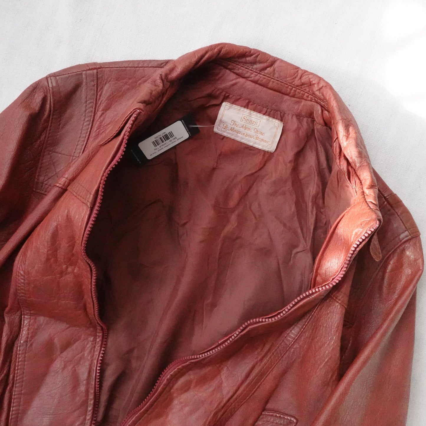 Vintage Sears Leather Jacket - Size M