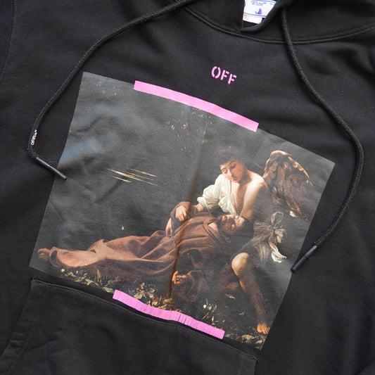 Off-White Arrow Caravaggio St. Fran Hoodie - Size XL