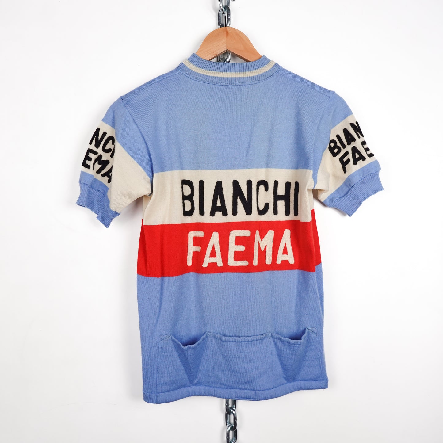 1970s Bianchi Faema Cycling Jersey - Size XS