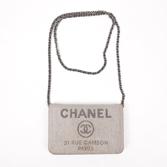 Chanel Deauville Tweed Wallet on Chain