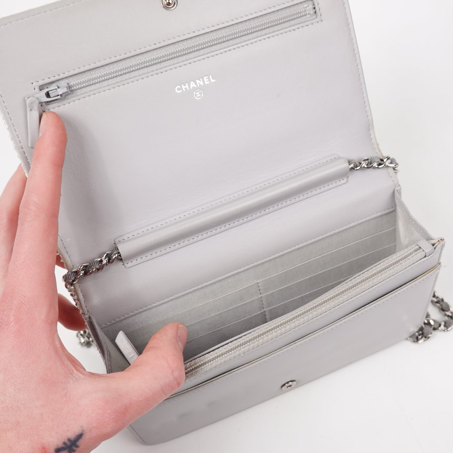 Chanel Deauville Tweed Wallet on Chain