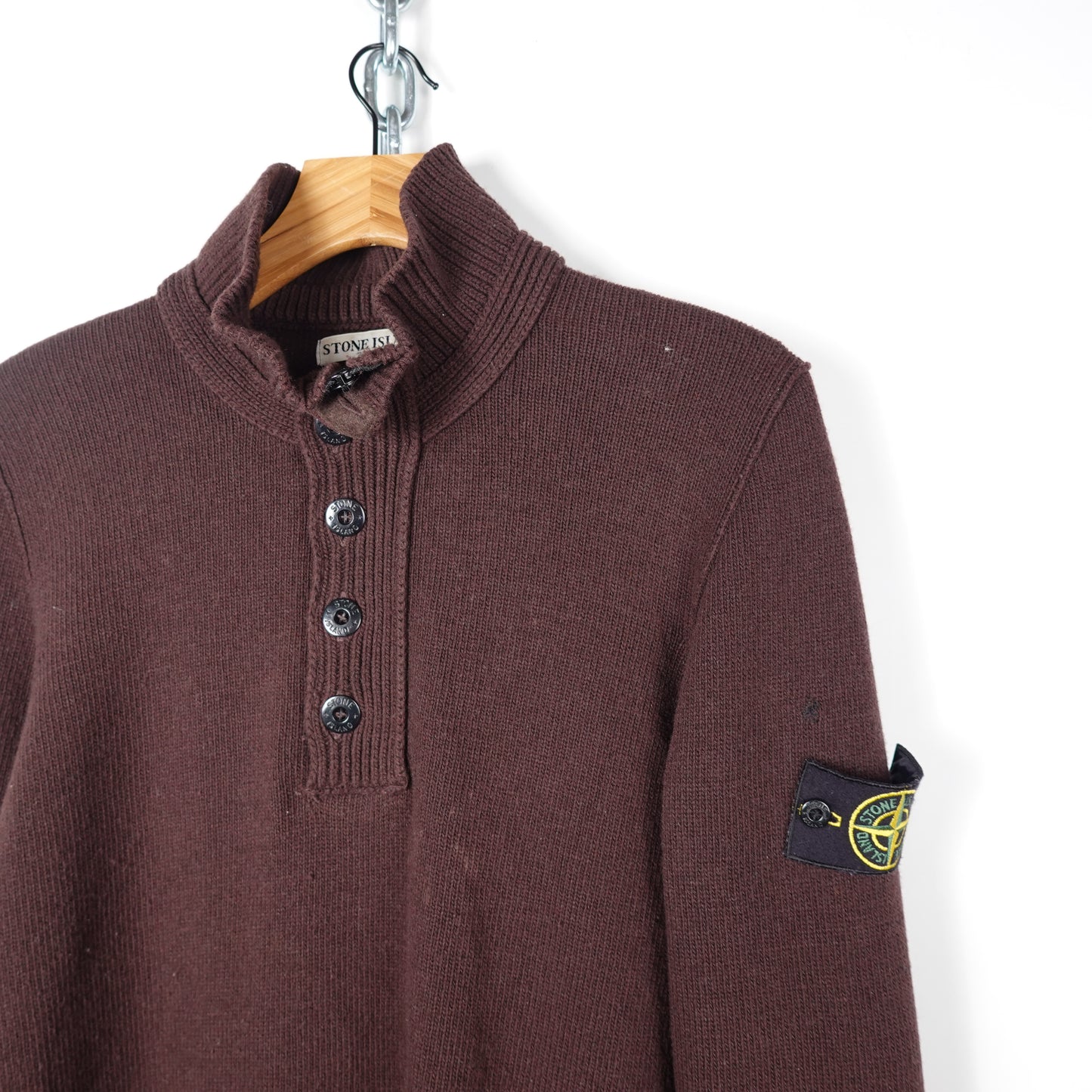 Vintage Stone Island Knit Sweater - Size M