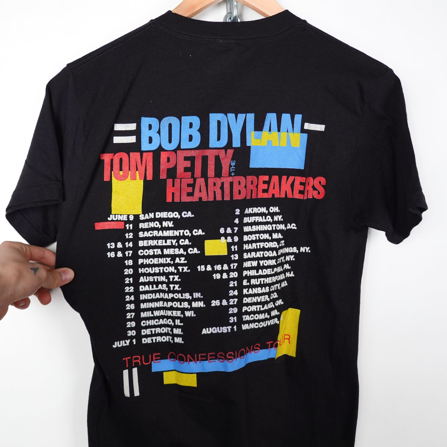 1986 Bob Dylan & Tom Petty Heartbreakers Tour - Size S