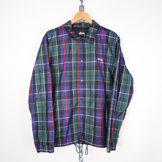 Stussy Plaid Jacket - Size M