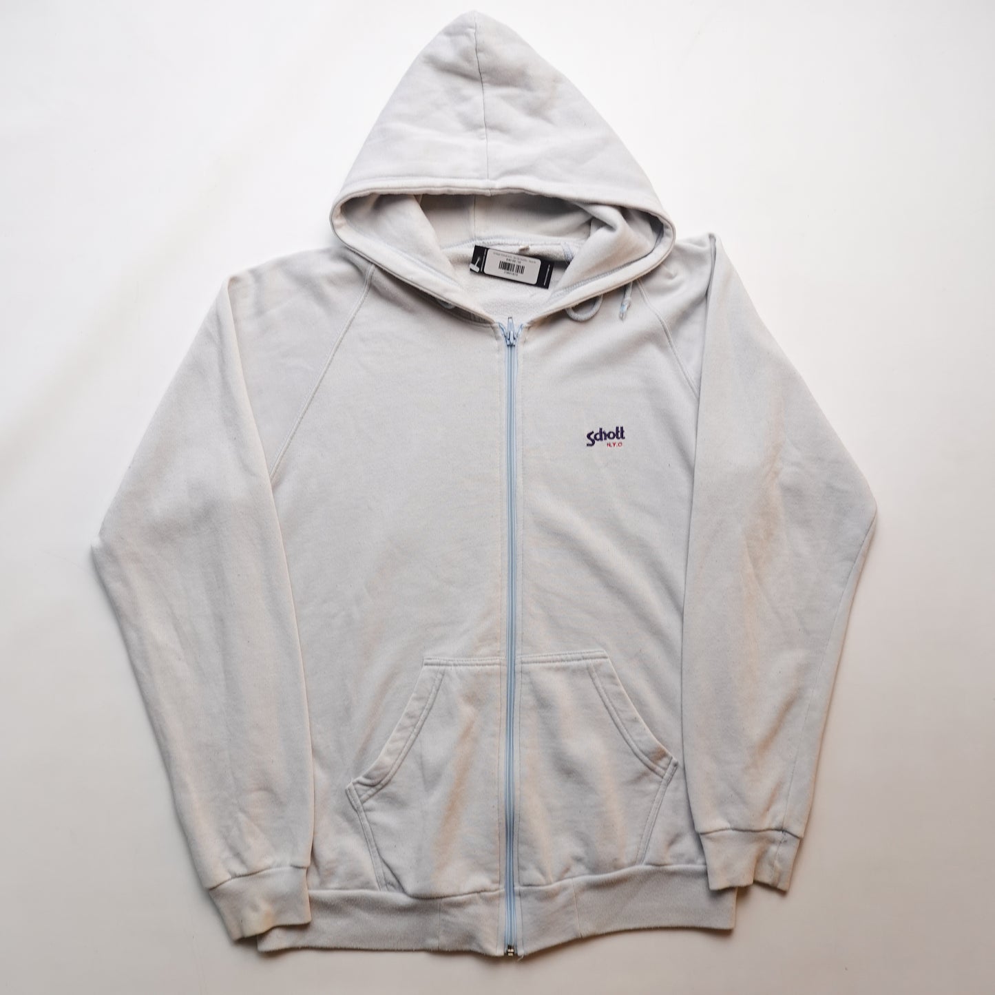Vintage Schott NYC Zip Up Hoodie - Size M