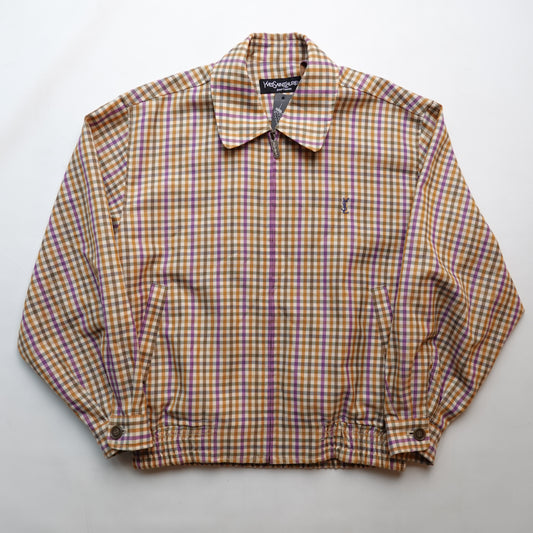 Vintage Yves Saint Laurent Plaid Jacket - Size S