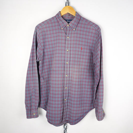 Polo RL Plaid Button Up - Size M