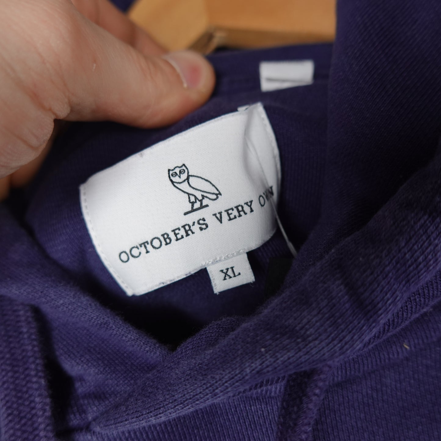 OVO Essentials Navy Hoodie - Size XL