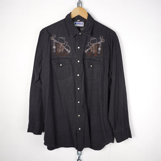 Vintage Western Button Up - Size XL