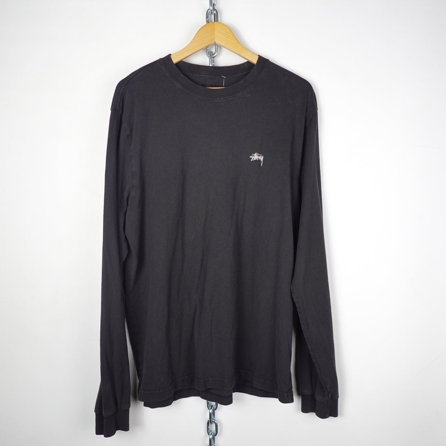 Stussy Logo Longsleeve Shirt - Size XL