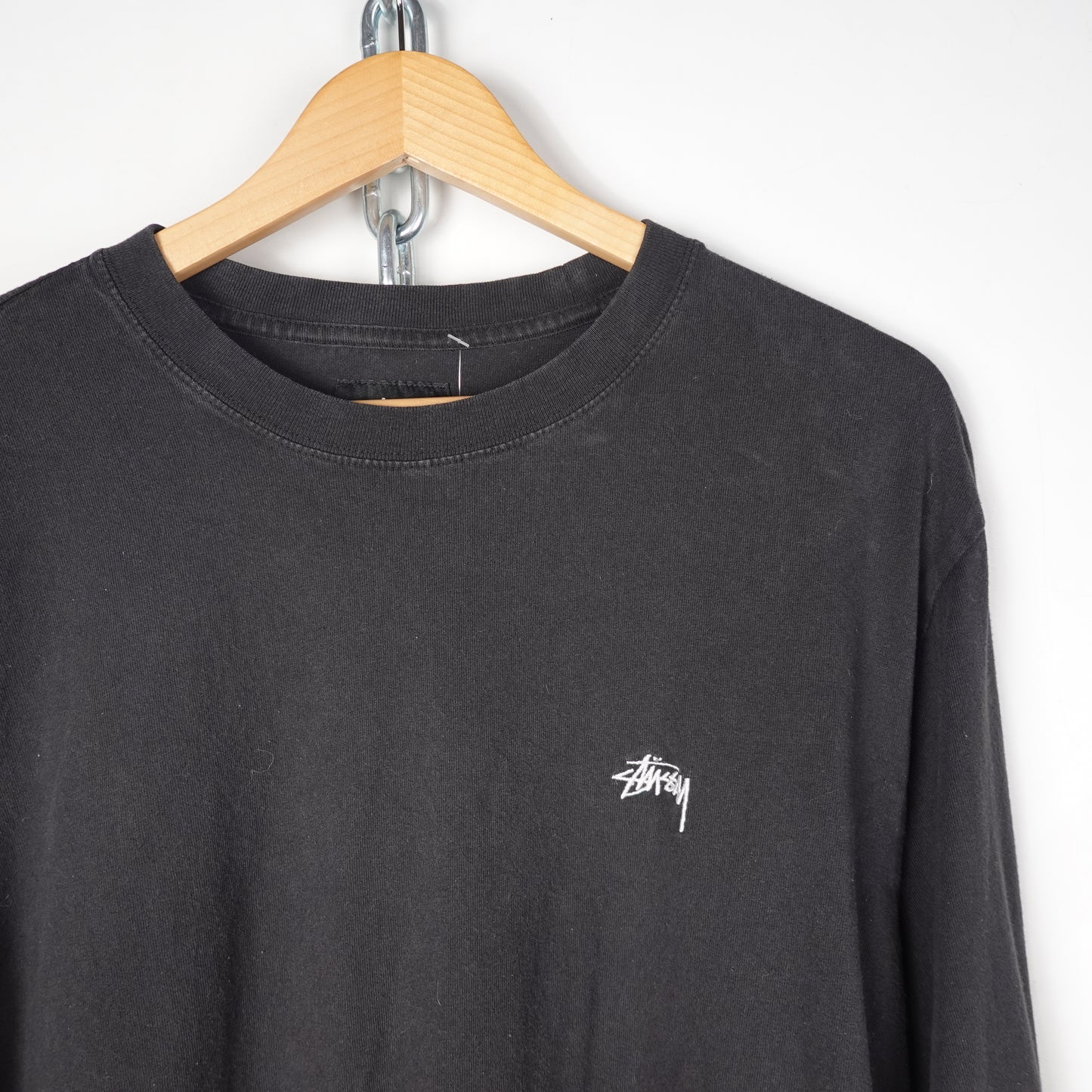 Stussy Logo Longsleeve Shirt - Size XL