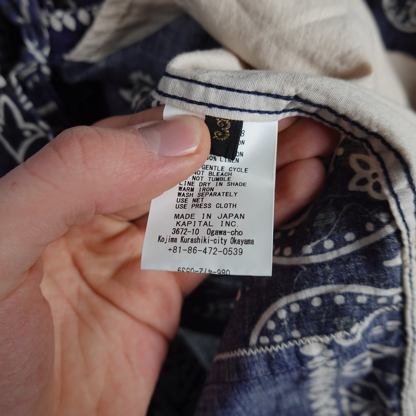 Kapital Bandana Top - Size L