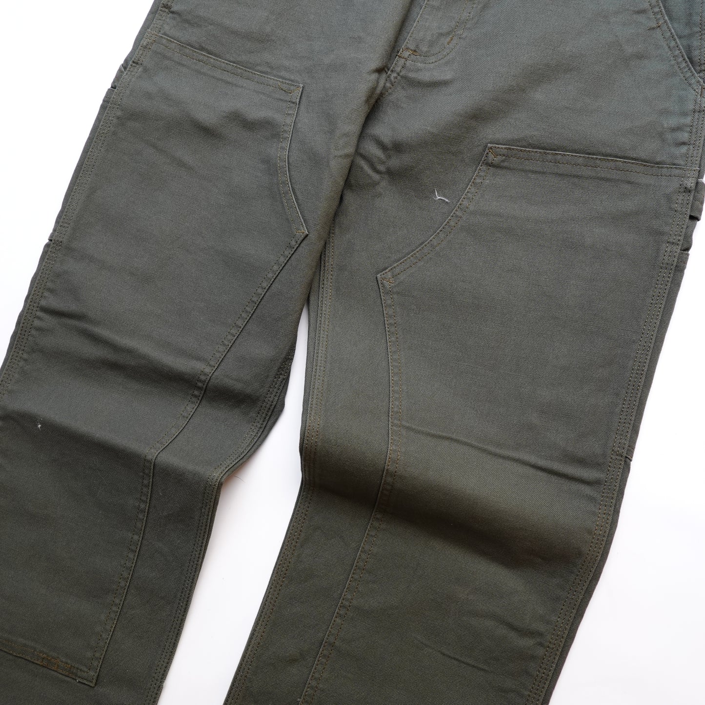 Carhartt Olive Green Double Knees - Size 32