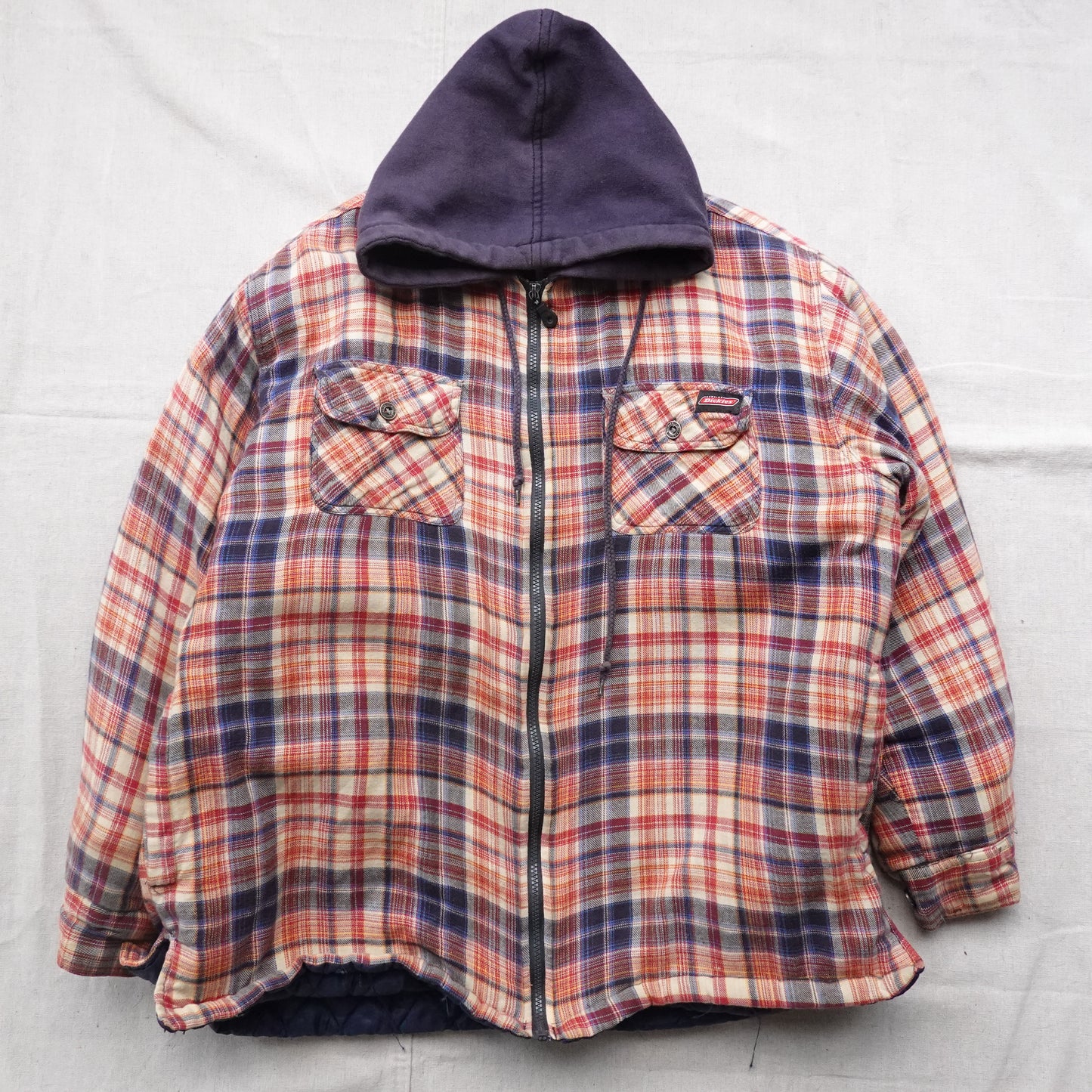 Y2K Dickies Quilted Plaid Zip Up - Size L