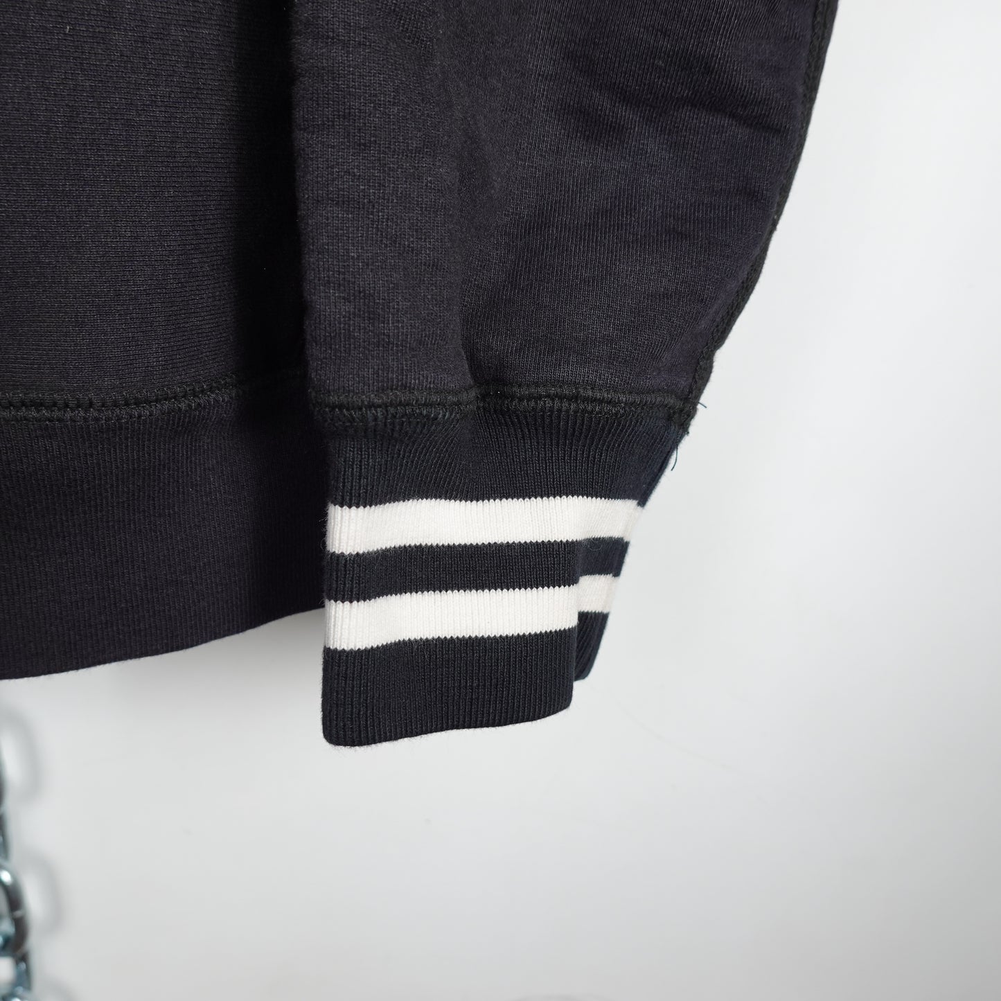 Supreme Stripe Cuff Hoodie - Size L