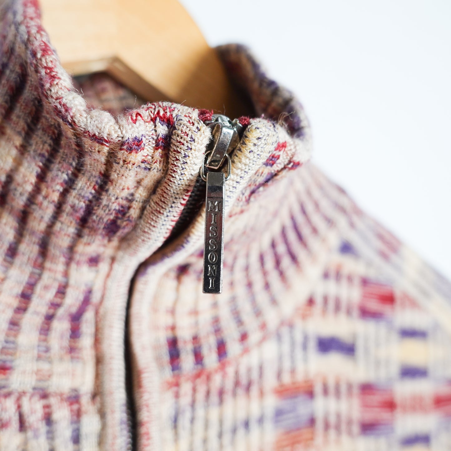 Vintage Missoni Zip Up Sweater - Women's S