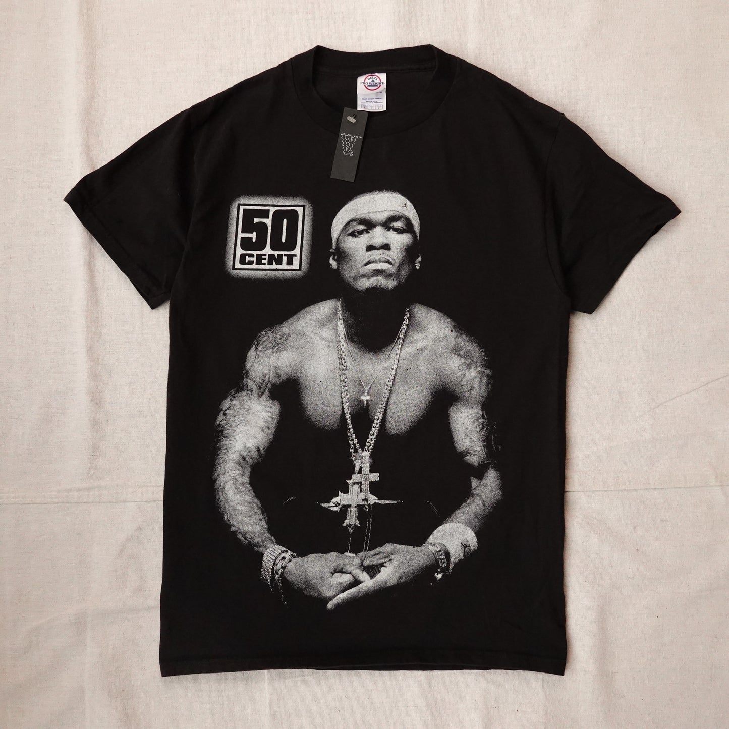 Y2K 50 Cent Rap Tee - Size S