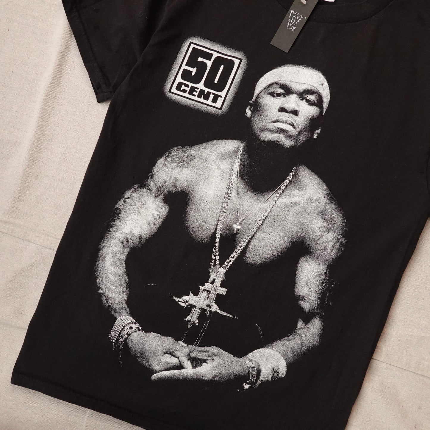 Y2K 50 Cent Rap Tee - Size S