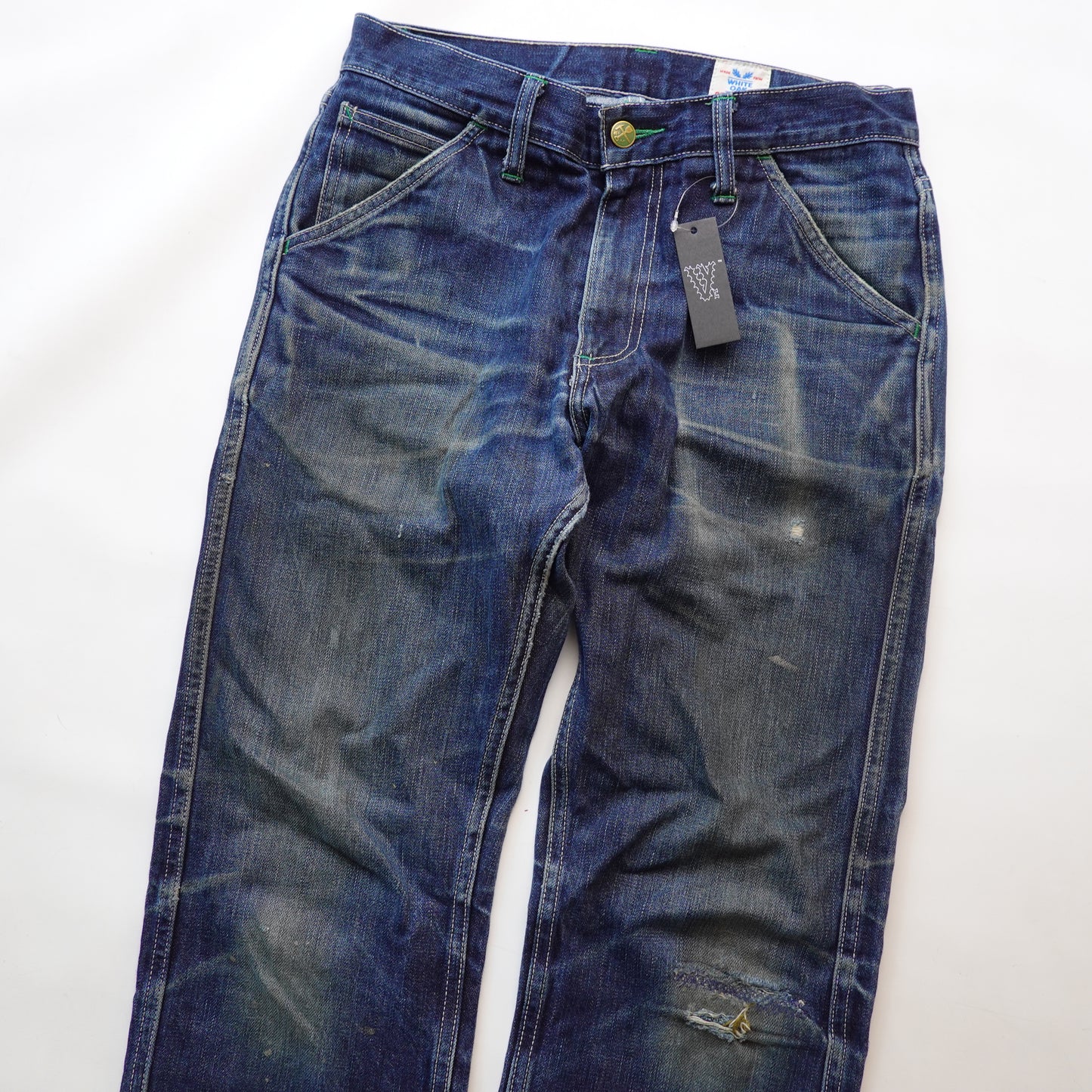 Vintage Left Field Salvage Distressed Denim - Size 30