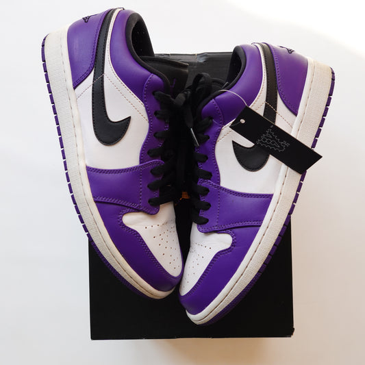 Jordan 1 Low 'Court Purple' - Size 11