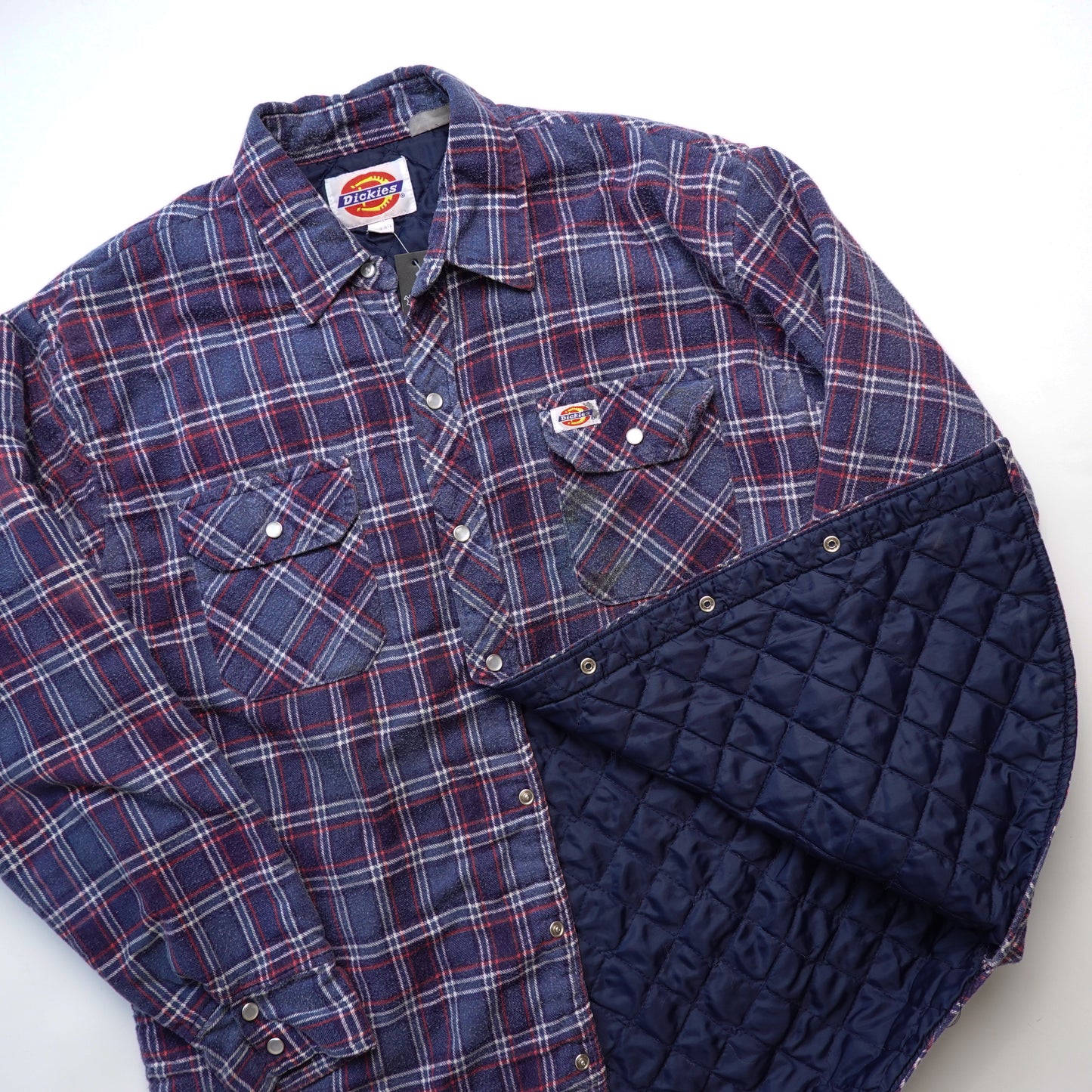 Vintage Dickies Quilted Flannel Shirt - Size L