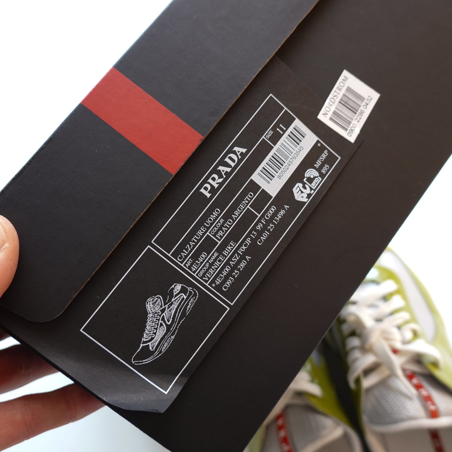 Prada Americas Cup Sneaker - Size 11