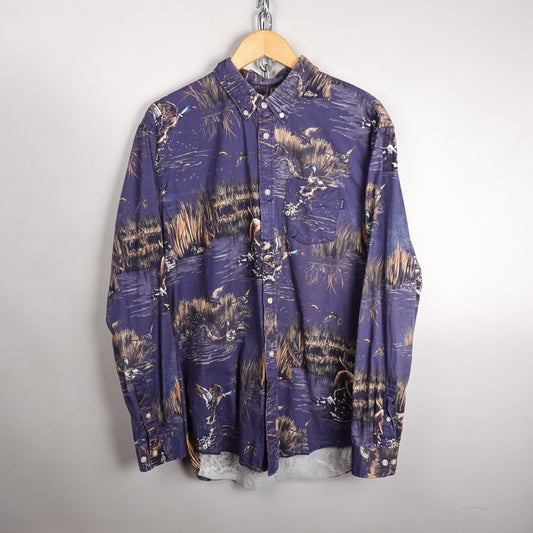 2012 Supreme Duck And Dogs Button Up - Size XL