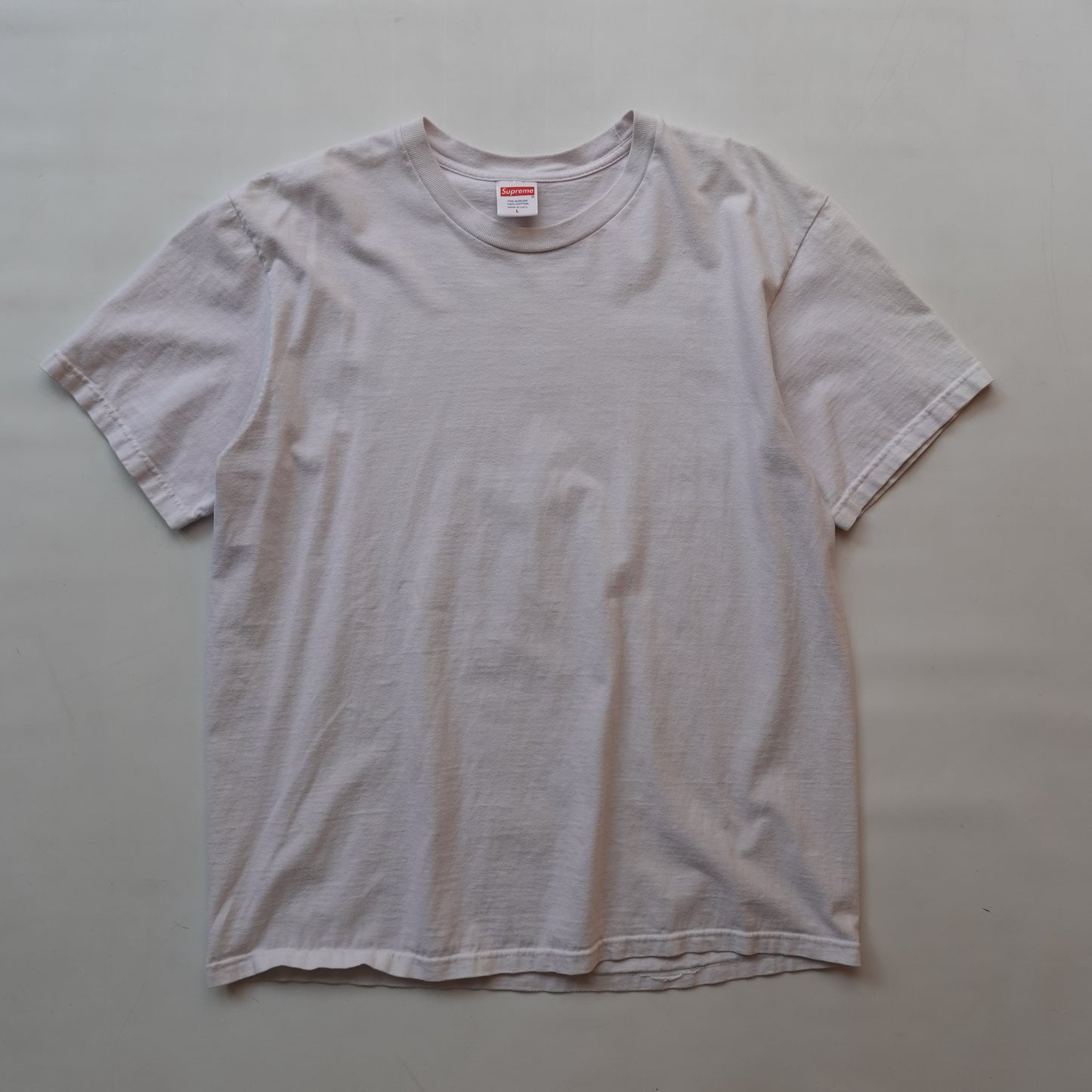 Supreme Crash White Tee - Size L