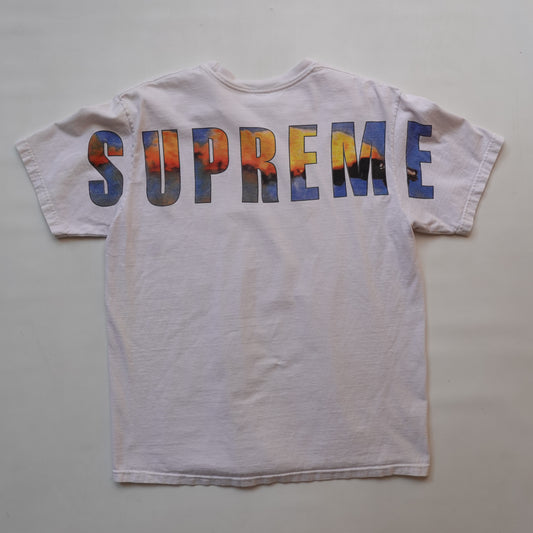 Supreme Crash White Tee - Size L