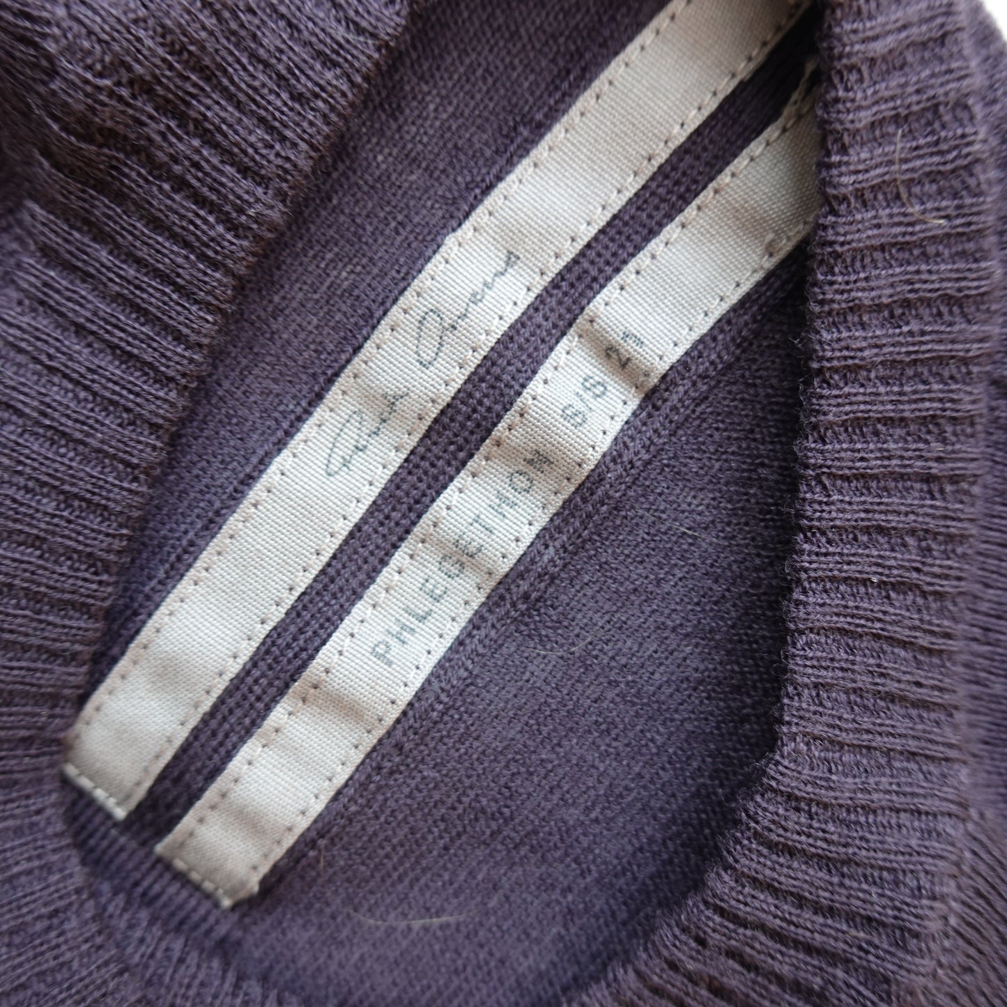 Rick Owens Phlegethon SS21 Navy Sweater - One Size
