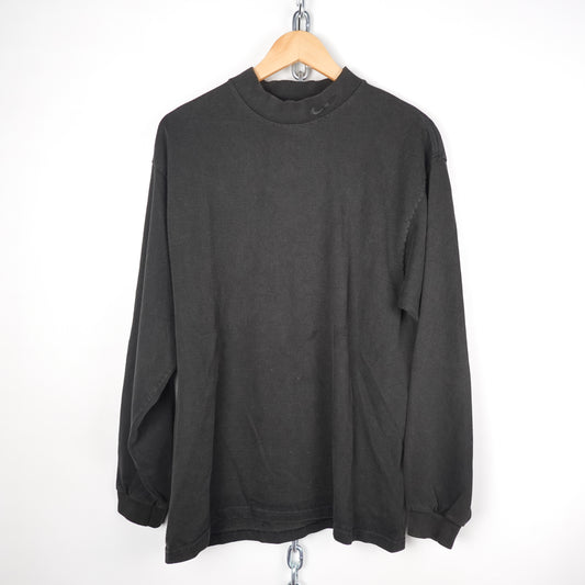 Vintage Nike Mock Neck LS Tee - Size L