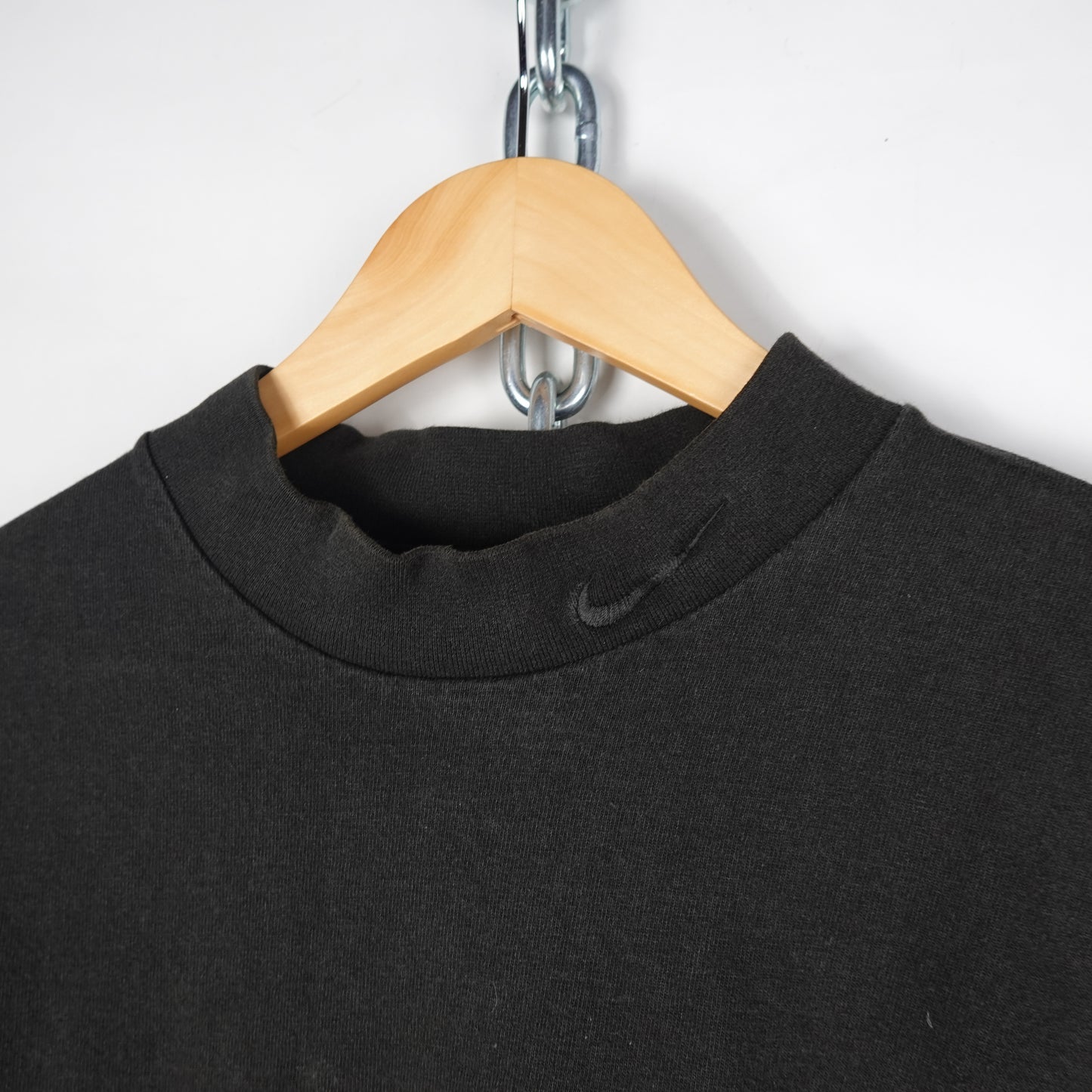 Vintage Nike Mock Neck LS Tee - Size L