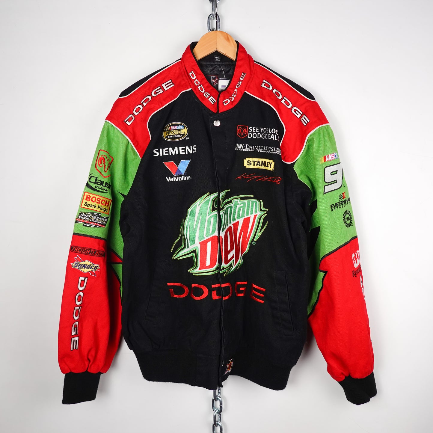 Jeff Hamilton Mountain Dew Racing Jacket - Size L