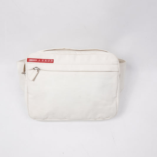 Vintage Prada Sport White Side Bag