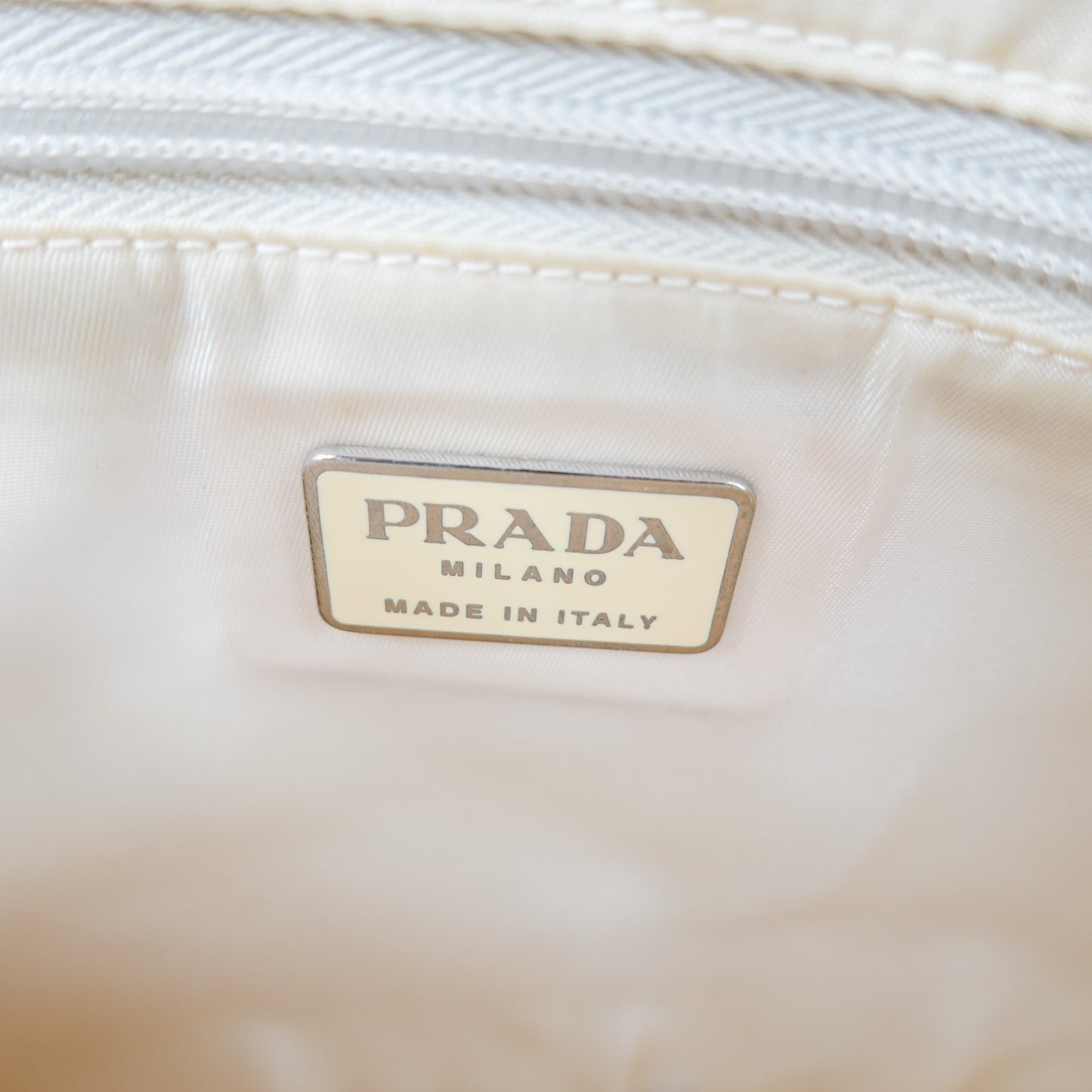 Vintage Prada Sport White Side Bag