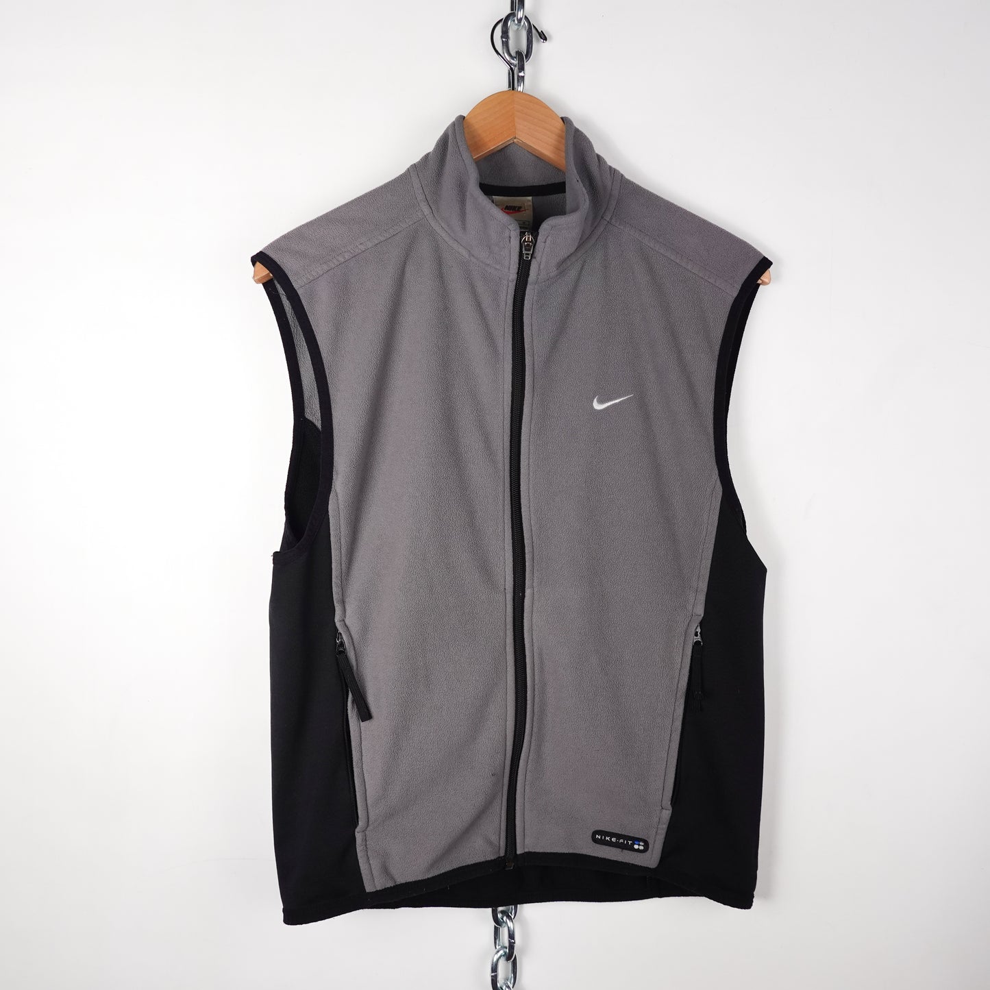 1990s Nike Fleece Vest - Size M