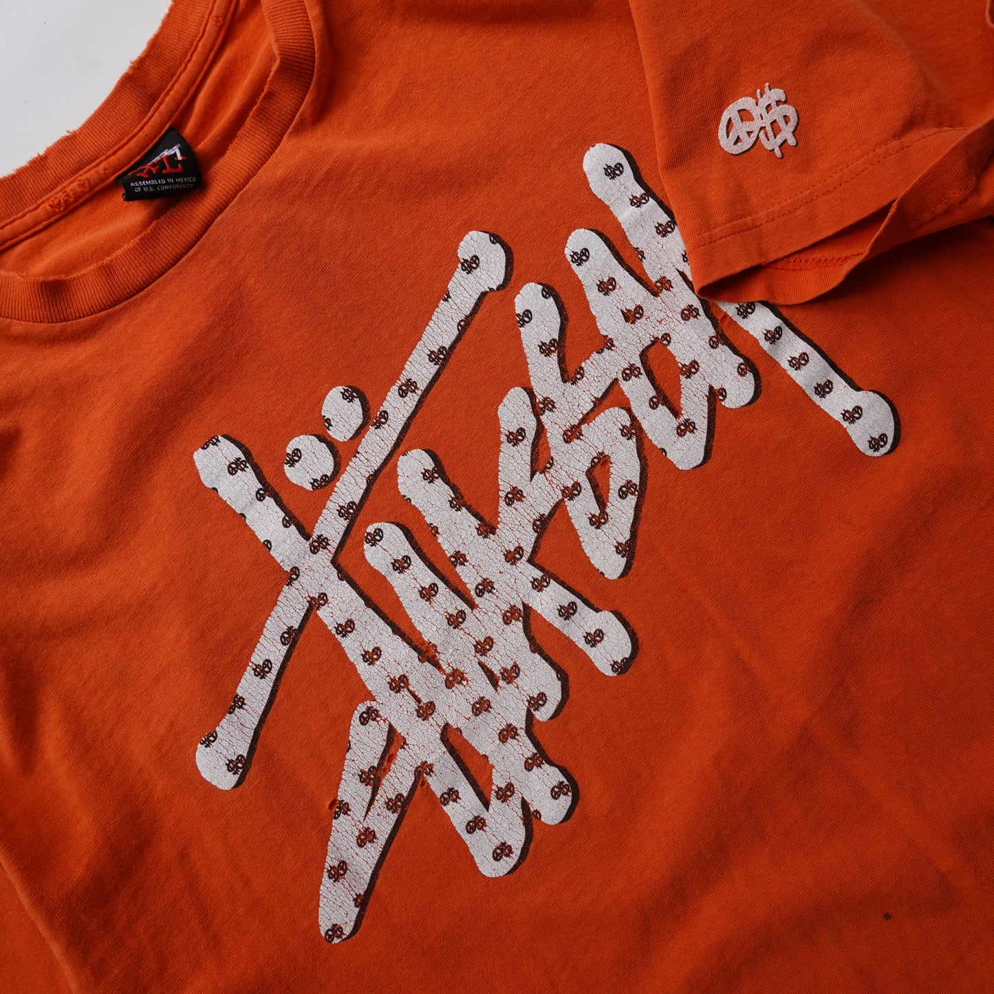 Stussy Orange Tee - Size XL