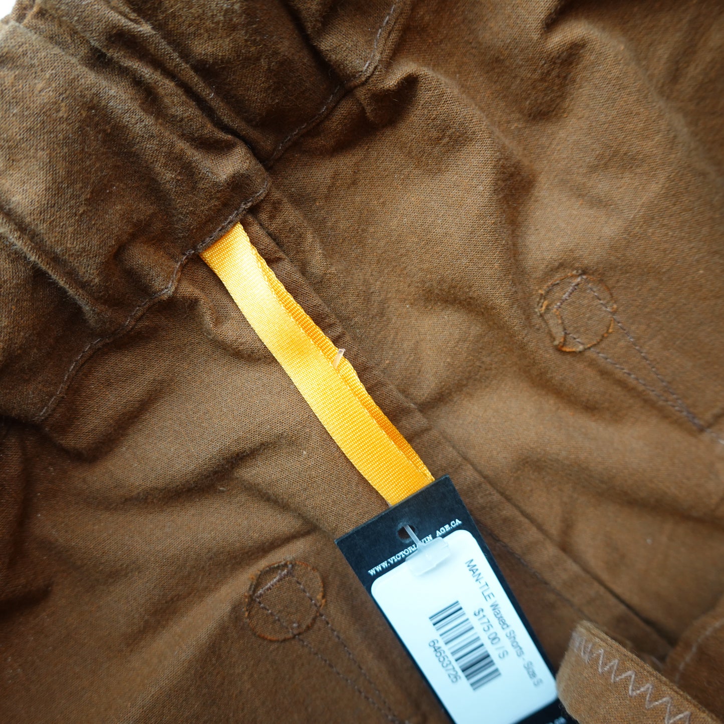 MAN-TLE Waxed Shorts - Size S